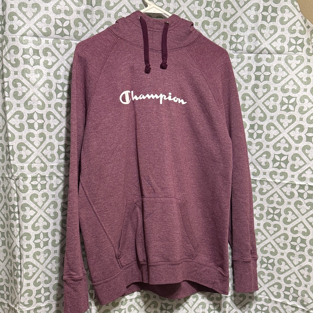 Champion Men's Burgundy Hoodie
